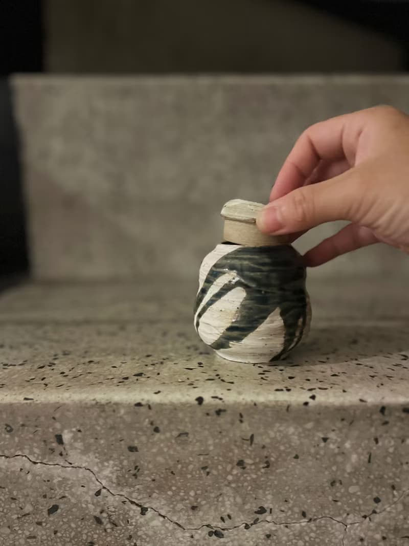 墨藍 茶席 茶倉 茶罐 | 陶器皿