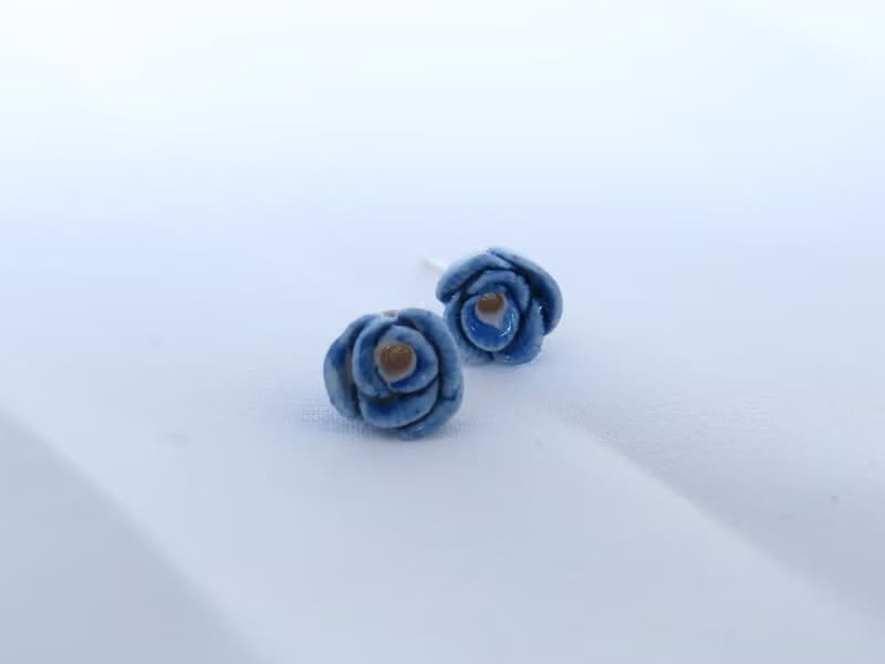 藍Bonheur青花瓷純銀耳環/青花瓷飾品