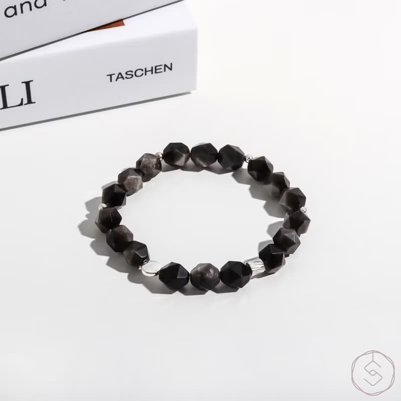 牧羊人 | 銀曜石 S925純銀 | 天然男款水晶手鍊