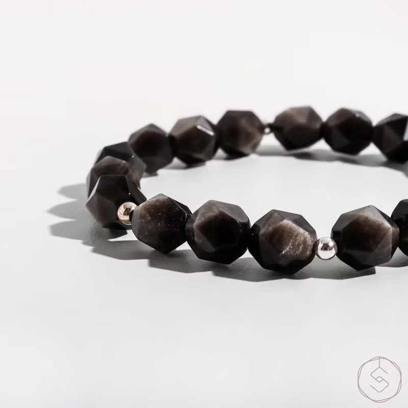 牧羊人 | 銀曜石 S925純銀 | 天然男款水晶手鍊
