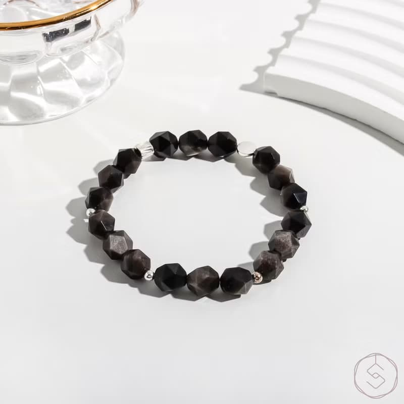 牧羊人 | 銀曜石 S925純銀 | 天然男款水晶手鍊