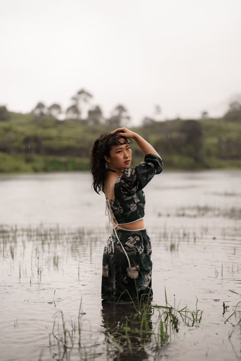 The Ugly Duckling Crop Strap Blouse + Skirt Set