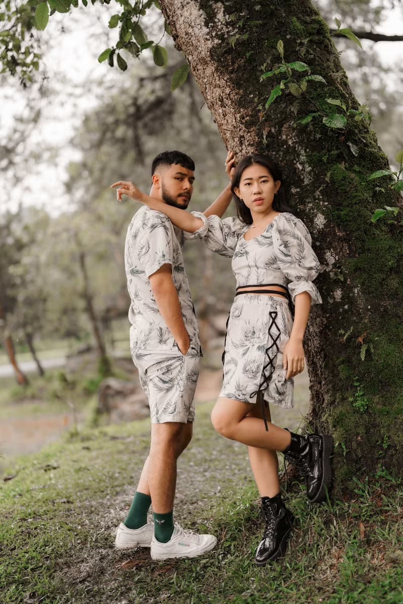 The Ugly Duckling Crop Strap Blouse + Skirt Set