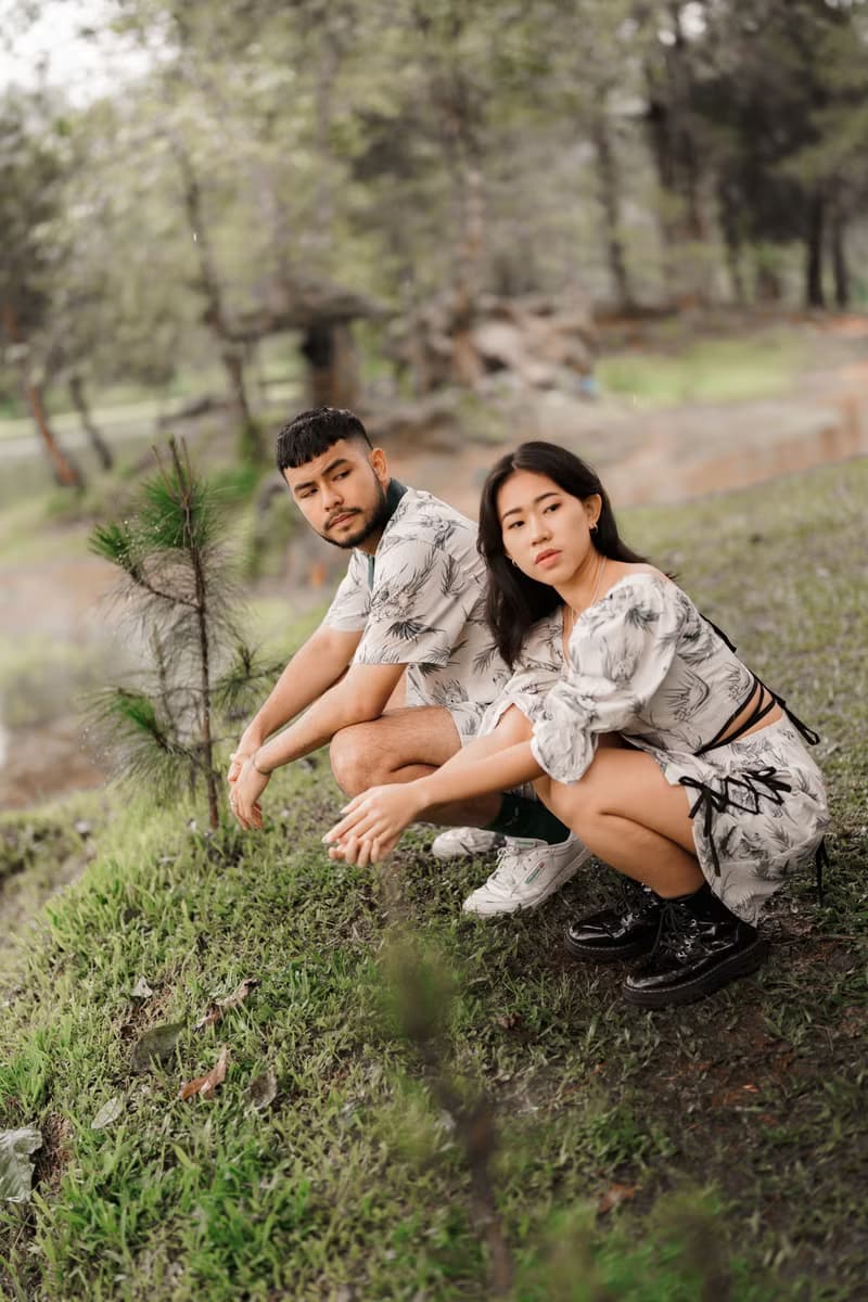 The Ugly Duckling Crop Strap Blouse + Skirt Set