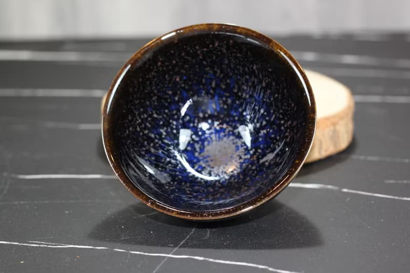 【母親節禮物】繁星 天目釉茶杯 茶碗 鶯歌陶藝名家葉敏祥作品
