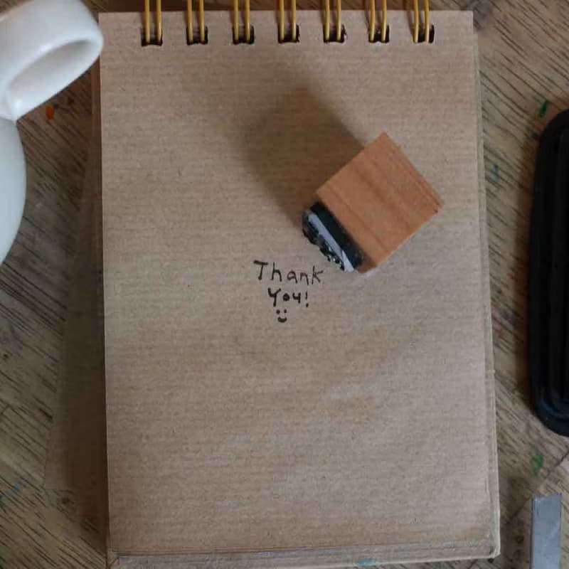 (Jayeon Store Wood Stamp Series) Thank You