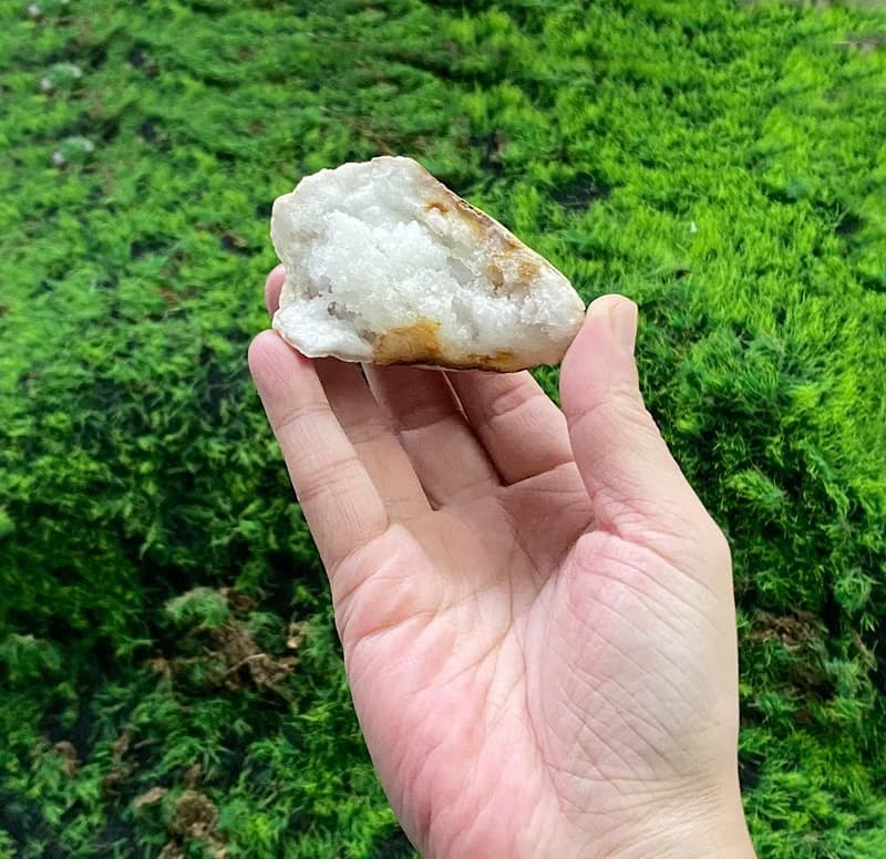 天然原礦可愛冰雪瑪瑙白晶簇 消磁淨化 療癒 開運 淨化 原礦
