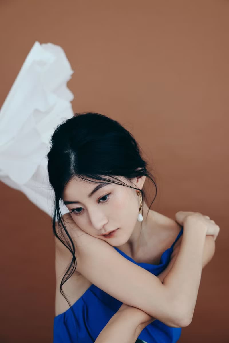 COR-DATE / 紋路圓弧 / 水滴耳環 / 白