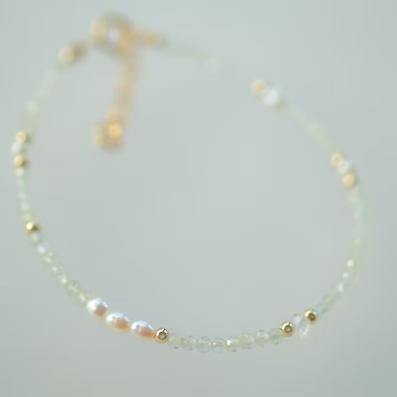 小寶石2.0 葡萄石手鍊