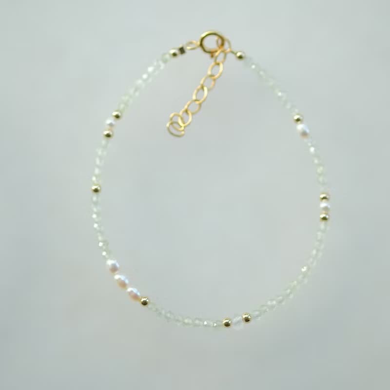 小寶石2.0 葡萄石手鍊