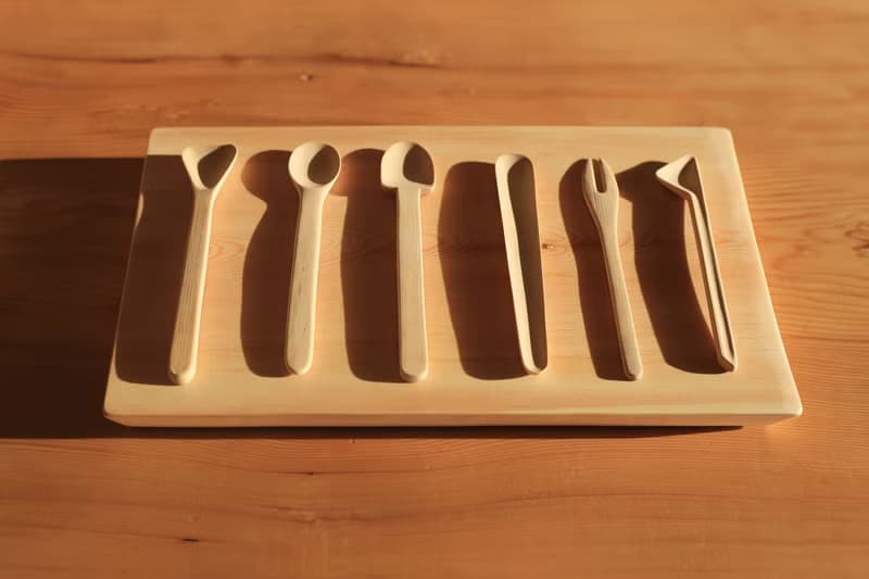 原創手工 竹製品 | 竹間食事 | 幼童餐具 茶點 茶器 | 六件套 |