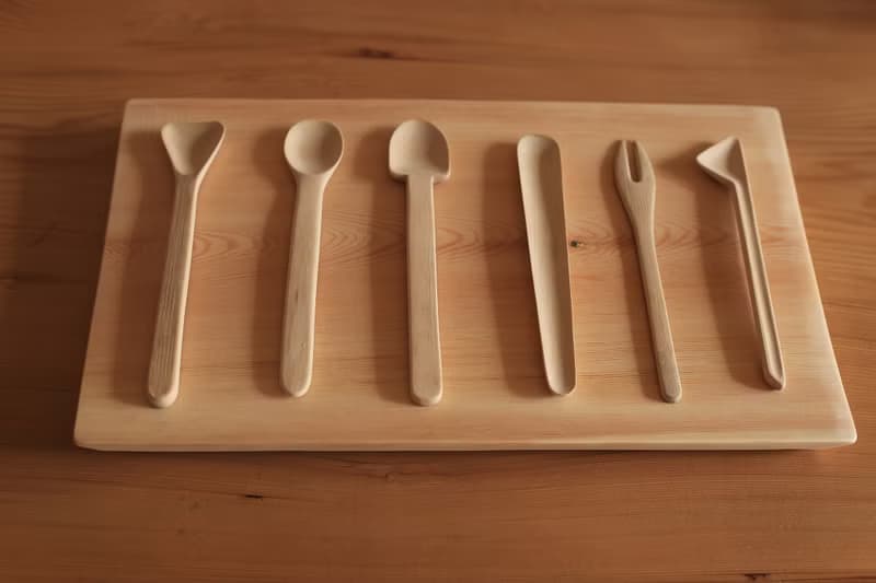 原創手工 竹製品 | 竹間食事 | 幼童餐具 茶點 茶器 | 六件套 |