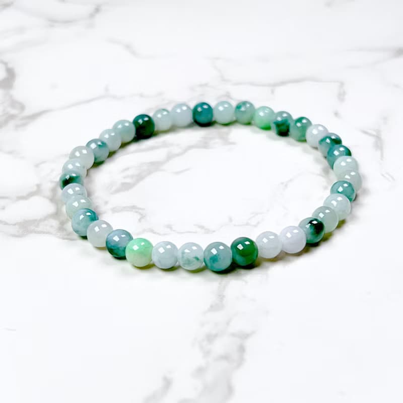 飄花翡翠手珠手鍊 | 天然緬甸玉翡翠A貨 | 送禮