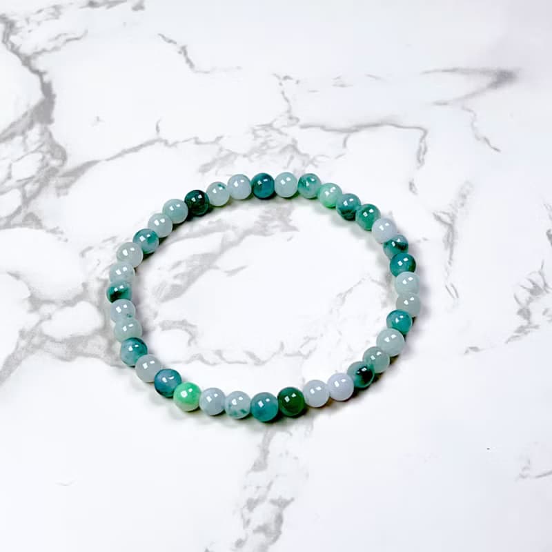 飄花翡翠手珠手鍊 | 天然緬甸玉翡翠A貨 | 送禮