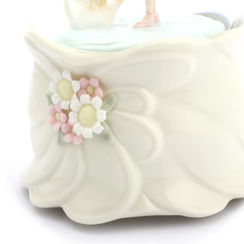 芭蕾女孩 水晶球音樂盒 生日彌月聖誕交換禮物 天鵝湖 Swan Lake