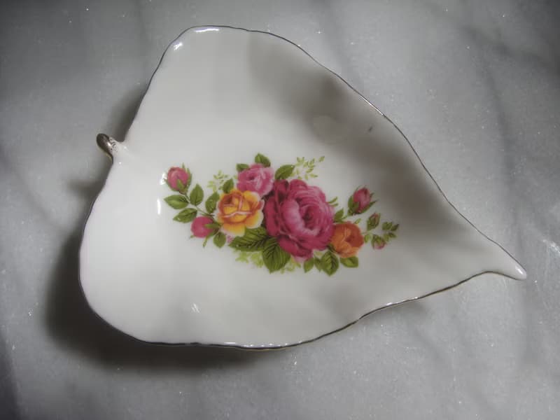 【老時光 OLD-TIME】早期二手台灣製英格蘭風格瓷器皿碟