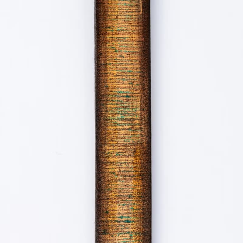 木版印刷染色皮製錶帶M尺寸15mm寬     手錶替換用錶帶