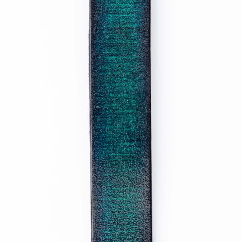 木版印刷染色皮製錶帶M尺寸15mm寬     手錶替換用錶帶