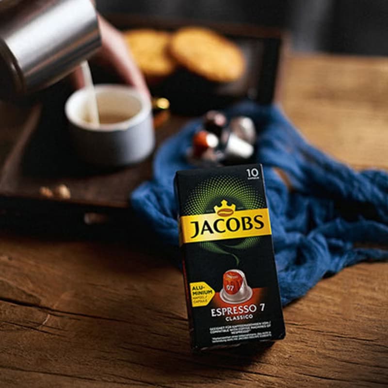 【免運特惠】心想膠囊咖啡espresso7號意式濃縮法國進口80粒