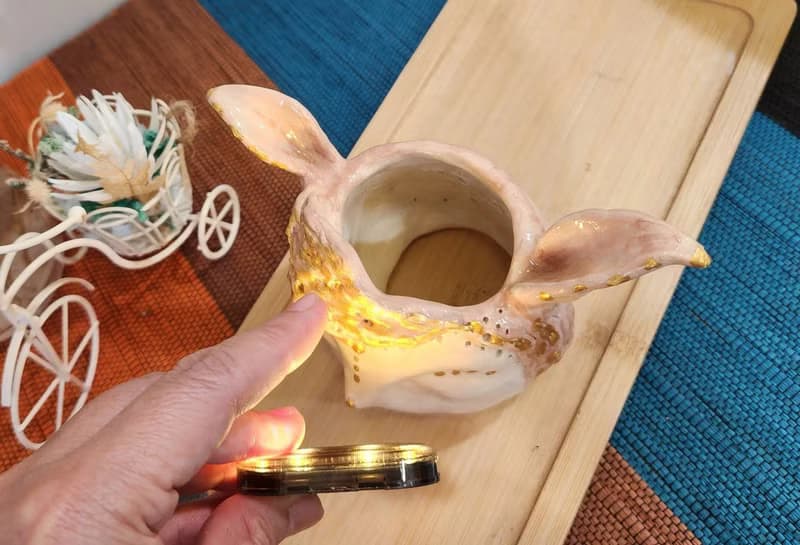 O唯一O長耳女王森林精靈*陶製套盆*開幕.新居.升遷.生日.盆栽賀禮