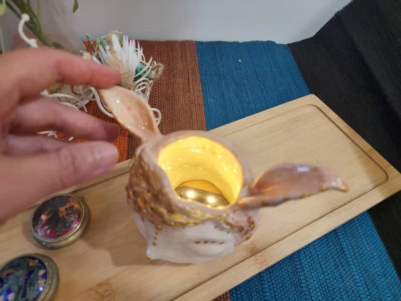 O唯一O長耳女王森林精靈*陶製套盆*開幕.新居.升遷.生日.盆栽賀禮