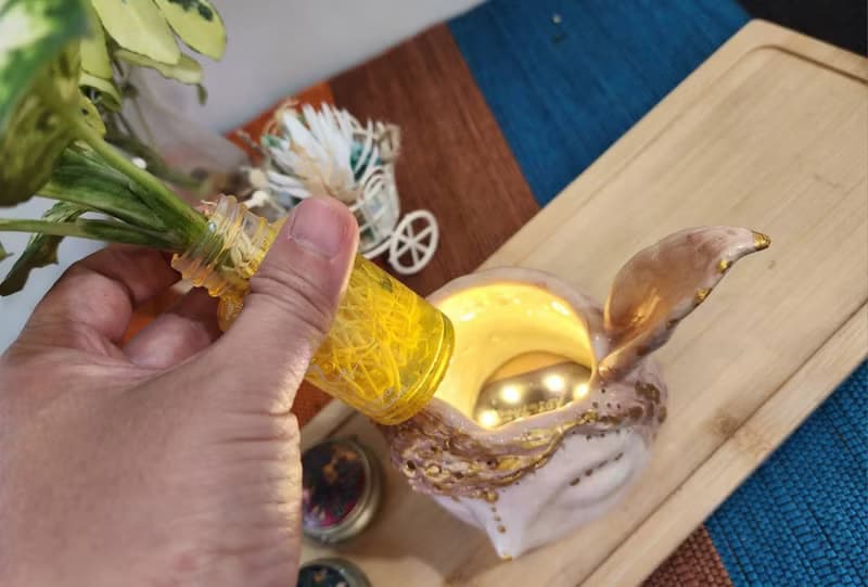 O唯一O長耳女王森林精靈*陶製套盆*開幕.新居.升遷.生日.盆栽賀禮