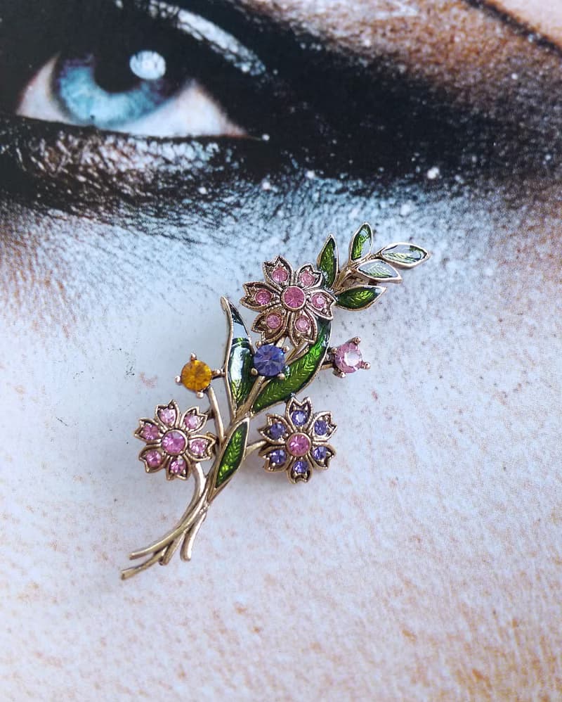 Vintage Jewelry 西洋古董飾品 小巧 花卉 花束 別針