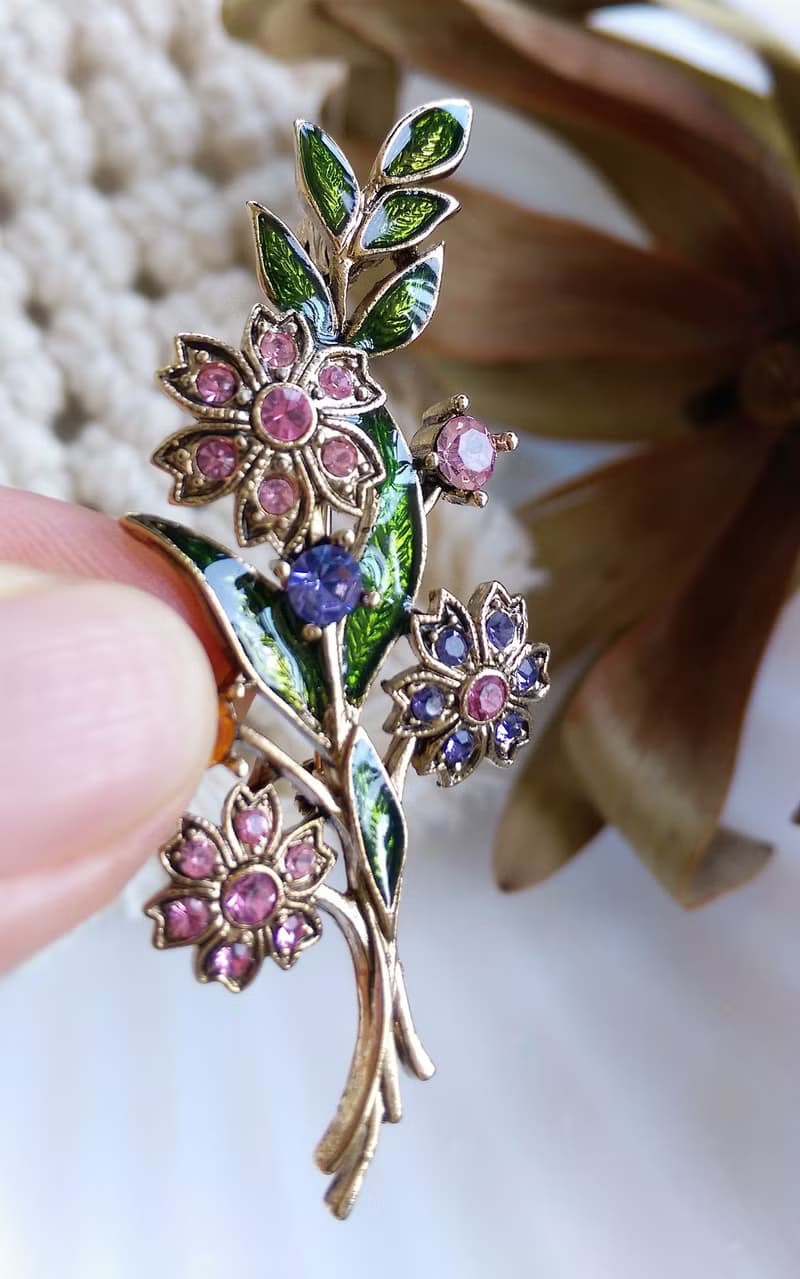 Vintage Jewelry 西洋古董飾品 小巧 花卉 花束 別針