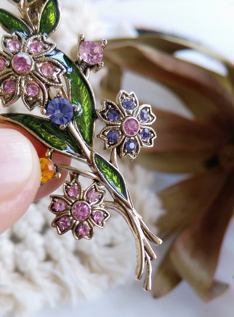 Vintage Jewelry 西洋古董飾品 小巧 花卉 花束 別針