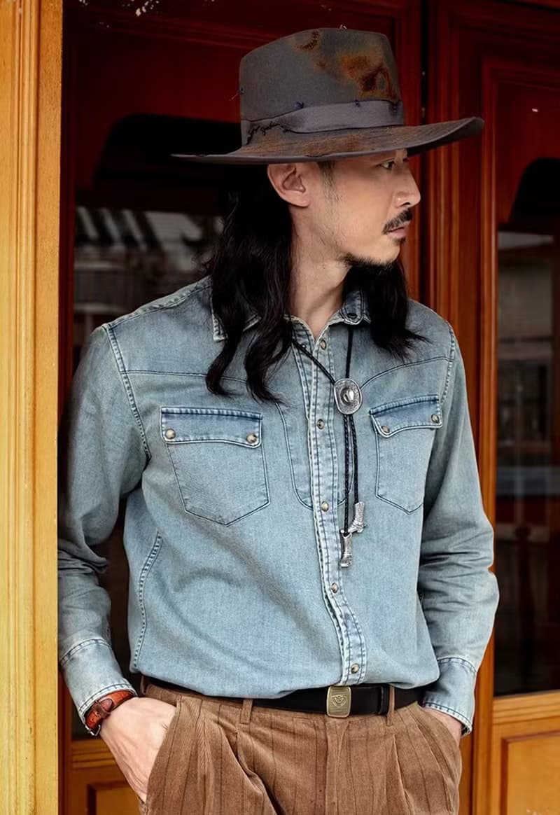 美國霍爾文 復古自動扣皮帶