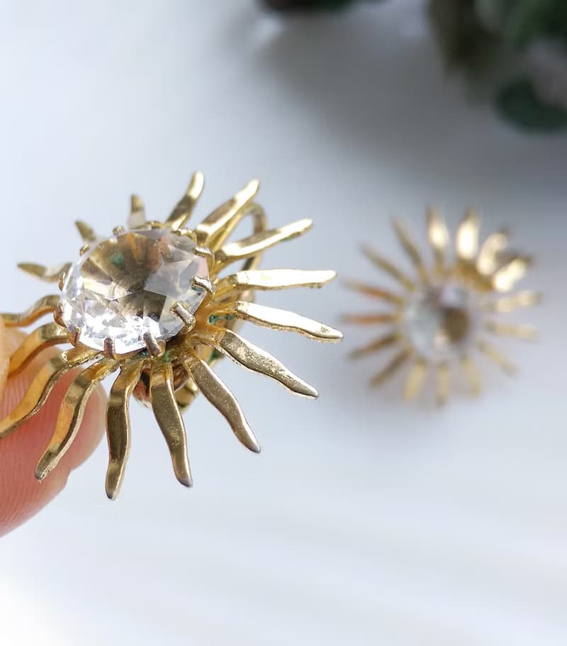 【西洋古董飾品 】SARAH COV Fascination 系列 夾式耳環