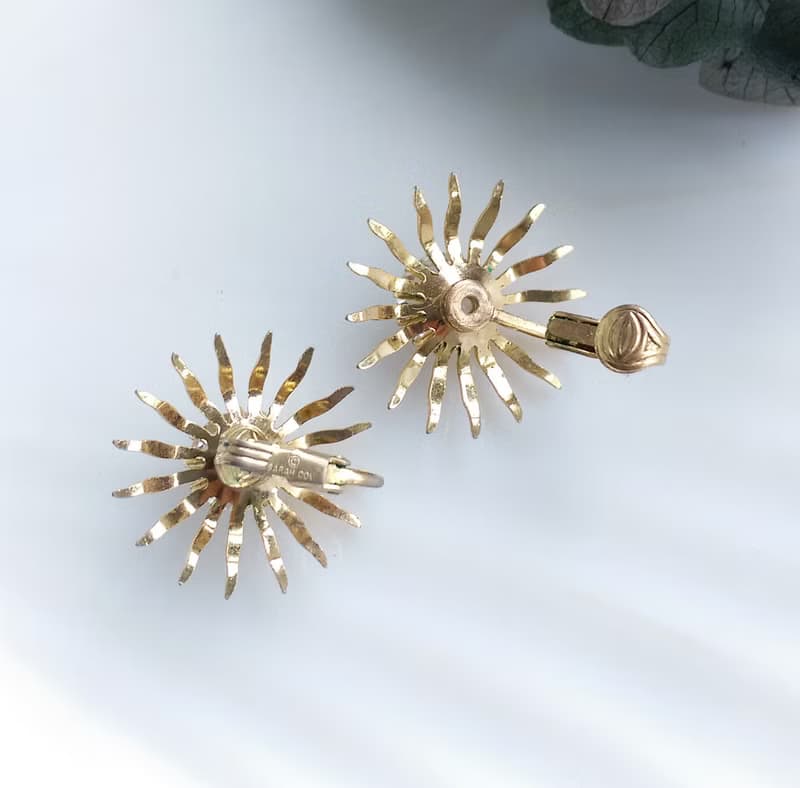【西洋古董飾品 】SARAH COV Fascination 系列 夾式耳環