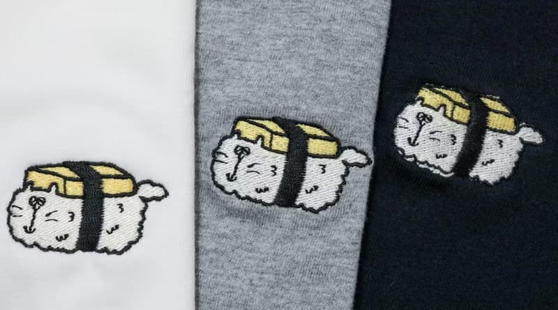 Taipei Zoo 聯名 玉子燒壽司吉普貓  刺繡Tee