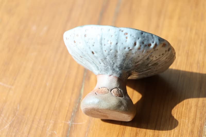 【喬遷禮物】精靈蘑菇1香座醬料盤擺飾盤侘寂風雕塑擺件收藝術