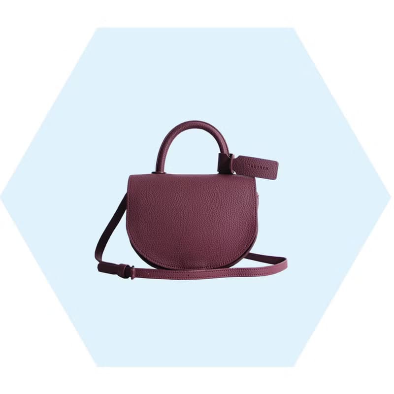 Semi Circle Cross body bag 半圓形手提斜背包 purple color