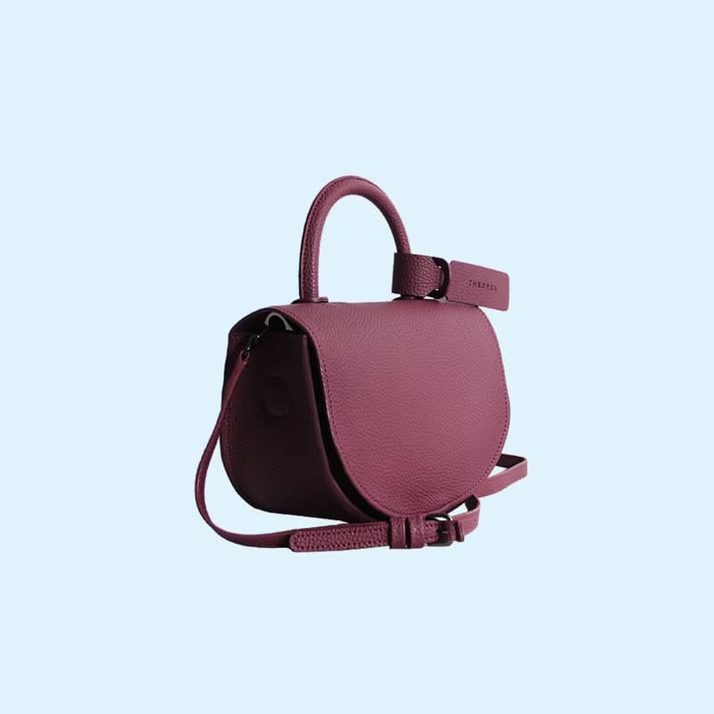 Semi Circle Cross body bag 半圓形手提斜背包 purple color