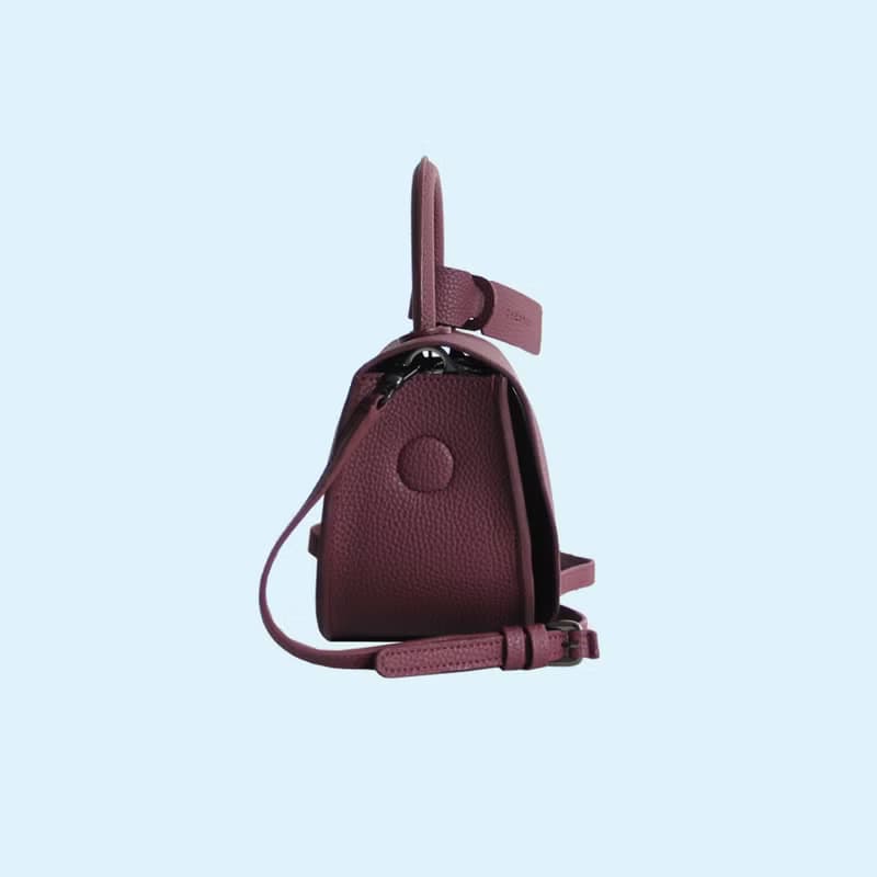 Semi Circle Cross body bag 半圓形手提斜背包 purple color