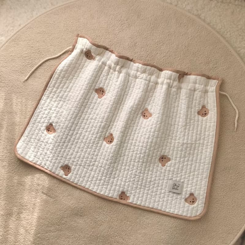 韓國Chezbebe 經典小熊刺繡汽車遮陽簾