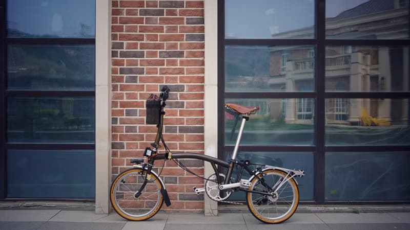 Brompton 自行車包/單車水壺架 車前包車頭包 格紋復古造型