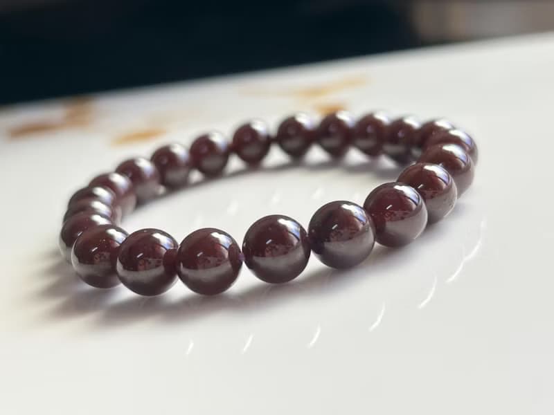 紅石榴石8.2mm 【星光石榴石】永恆愛情 增加自信 對抗憂鬱 禮物