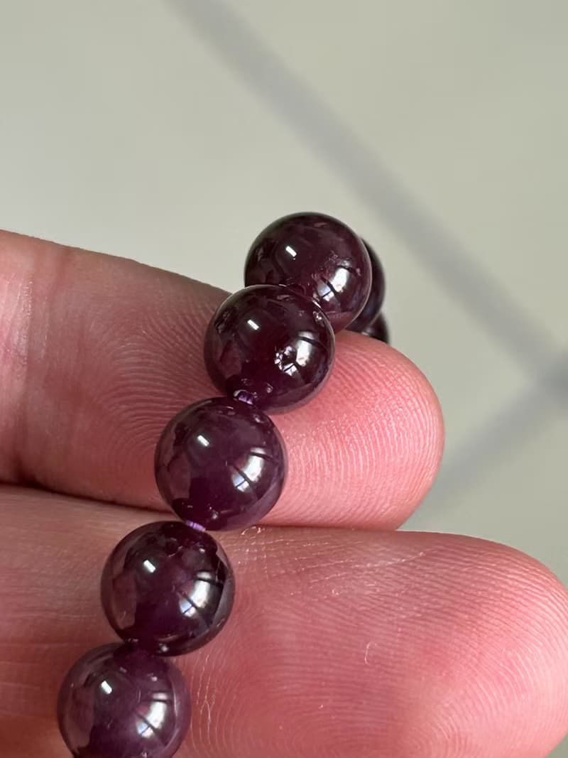 紅石榴石8.2mm 【星光石榴石】永恆愛情 增加自信 對抗憂鬱 禮物
