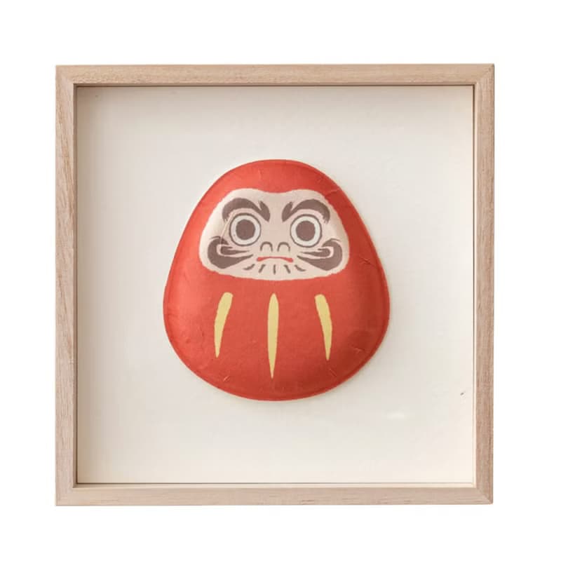 【新年禮物】達摩不倒翁緣起招福和紙掛飾 /小國和紙