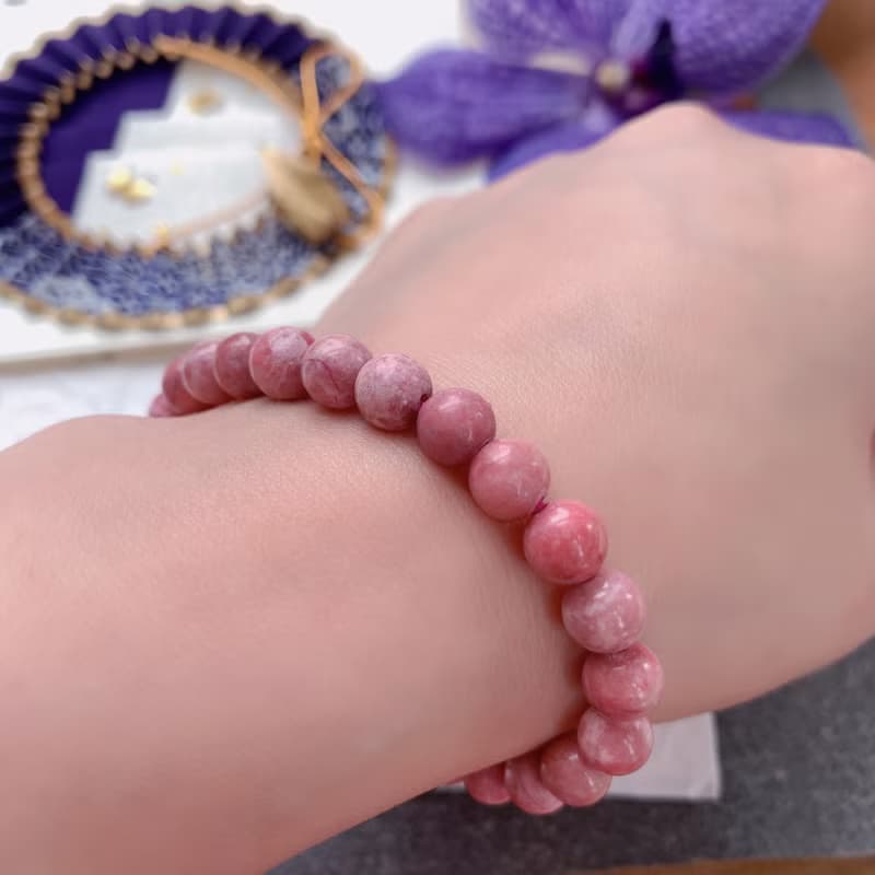 愛情之石 |  天然紅紋石手鍊 | 送禮