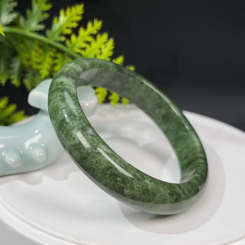幻影幽靈水晶手鐲60+MM 綠色透感異像水晶手環 招財聚財 同情愛心