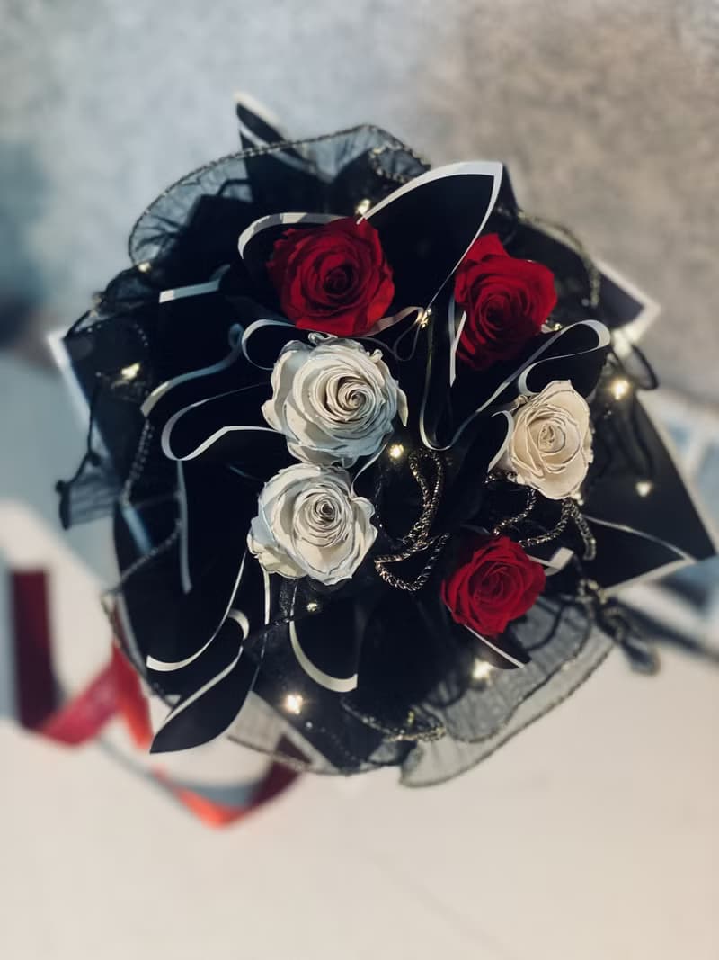 浪花系列-不變的愛-永生玫瑰花束