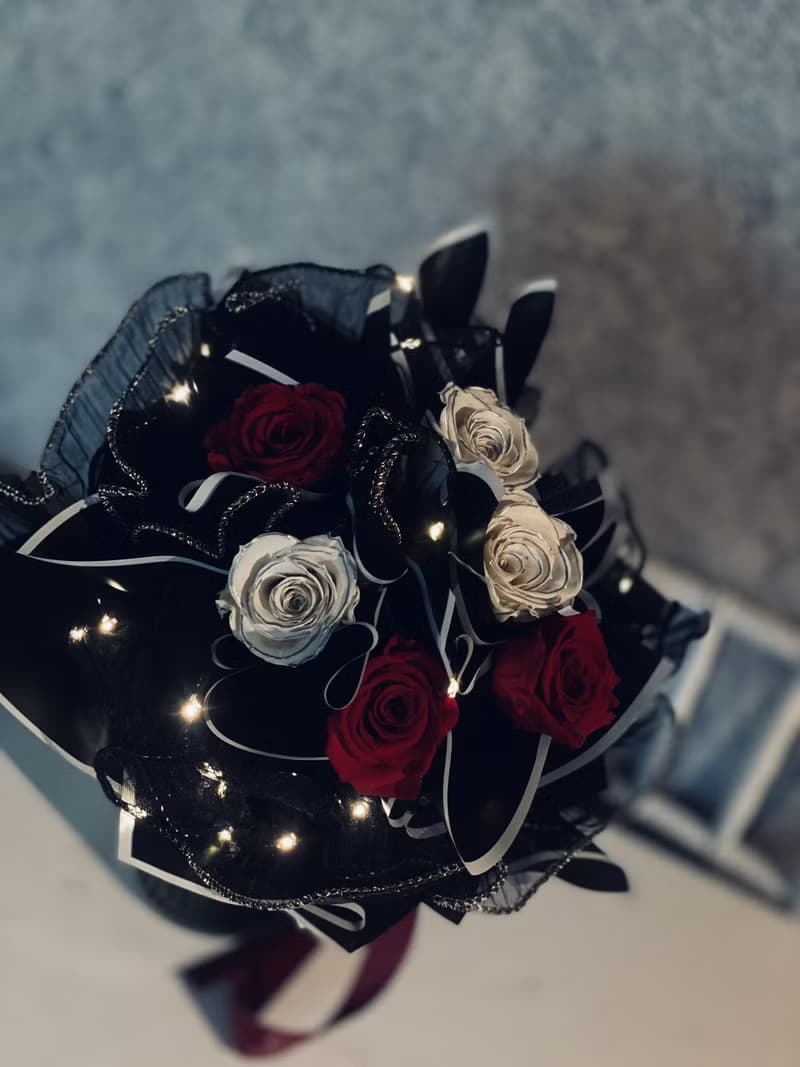 浪花系列-不變的愛-永生玫瑰花束