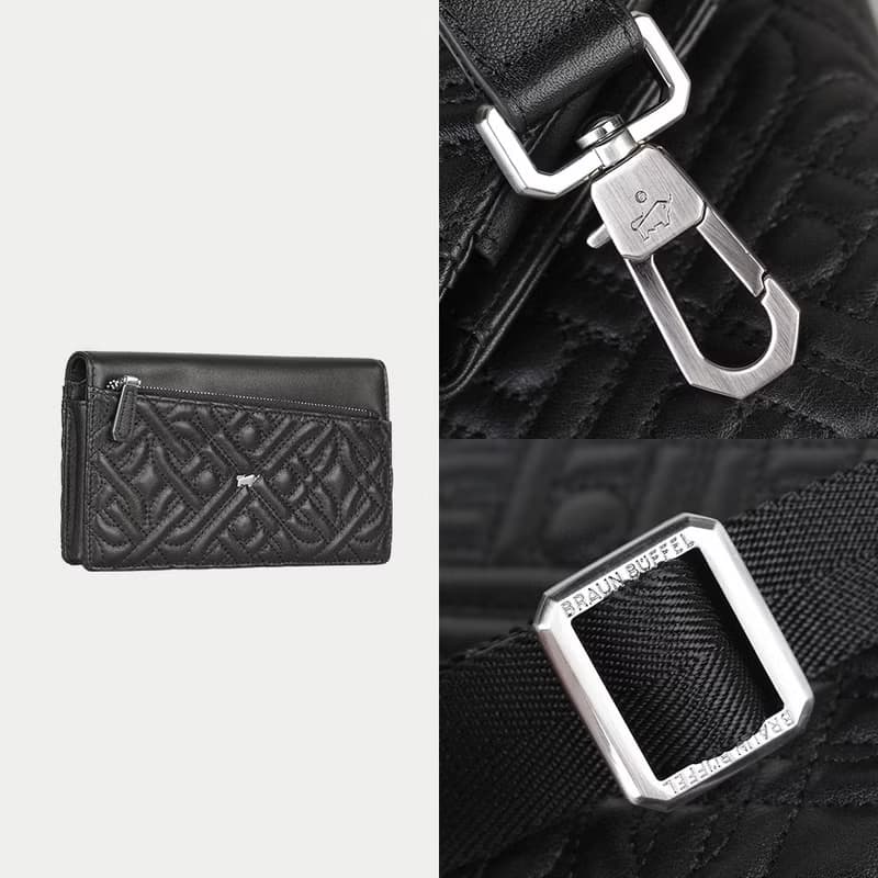 【滿3999送鑰匙圈】洛克 9卡萬用手機包-黑色/BF527-731-BK