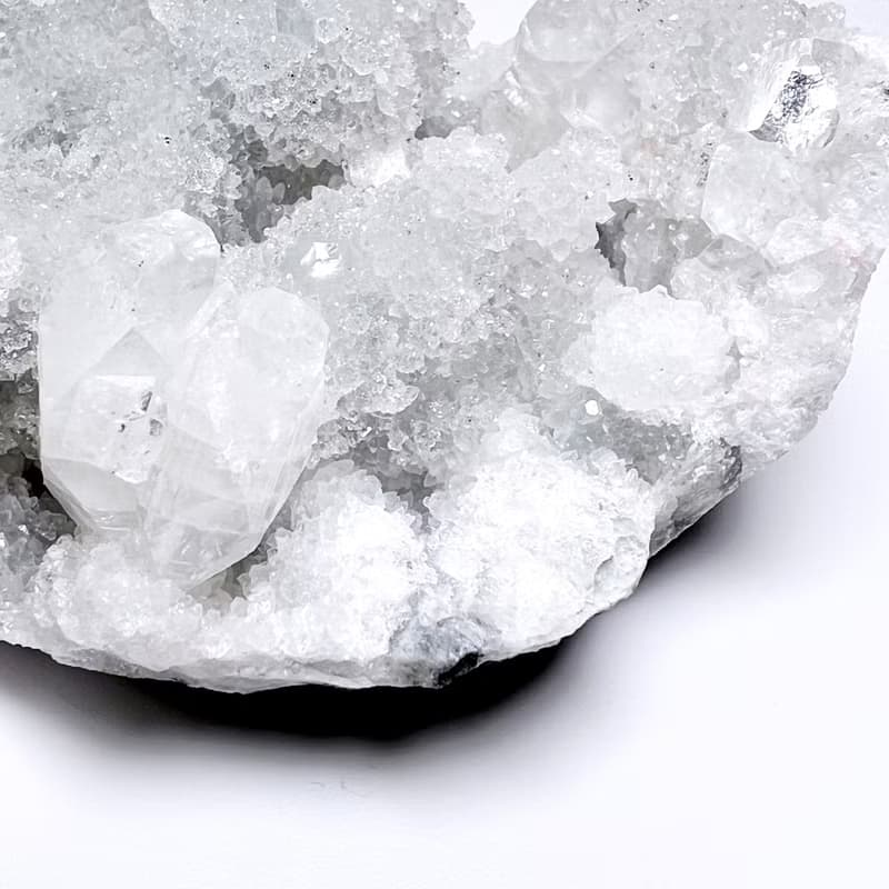 冰沙。一圖一物 療癒 淨化 擺件 l 鑽石魚眼石 淡藍綠砂糖花球 l