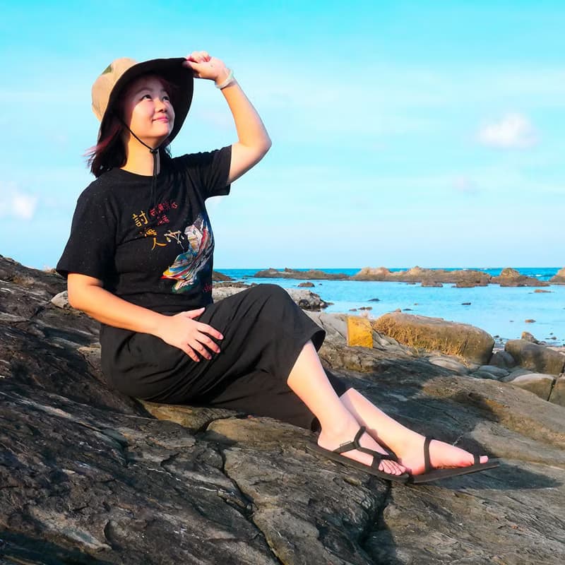 復古 T-shirt－討海人 (麻花黑)　男女皆宜　男生禮物推薦　釣魚