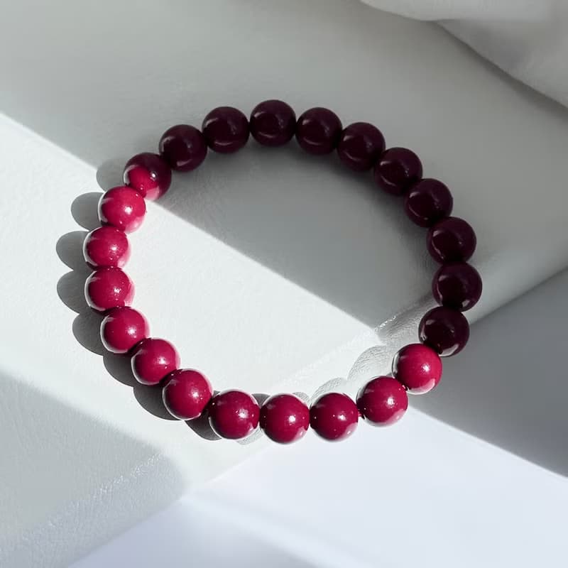 【小資珠寶】硃砂純珠手鏈 |避凶 防小人 驅邪消災 闢邪 化太歲